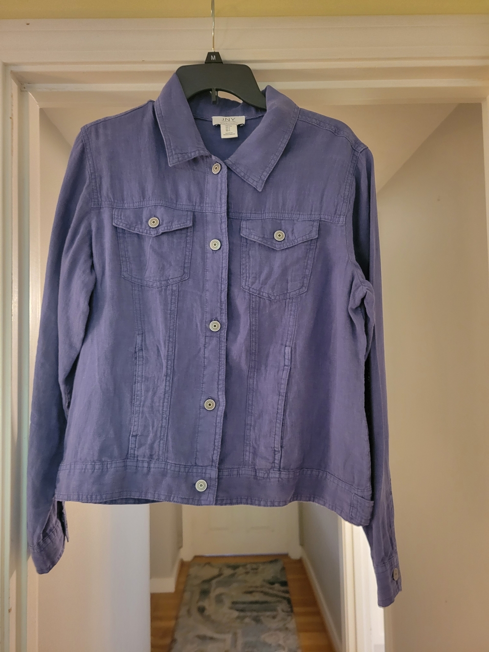 NYDJ Purple Women's Button-Front Jacket